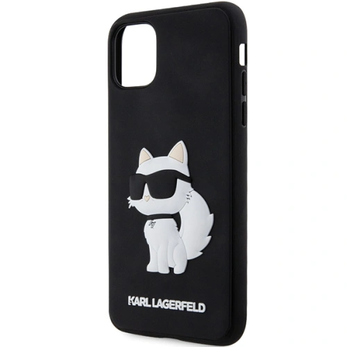 Kup Etui Karl Lagerfeld KLHCN613DRKHNK Apple iPhone 11/XR czarny/black hardcase Rubber Choupette 3D - KLD1587 - {ean13} - Sklep Home Screen
