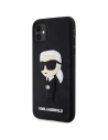 Kup Karl Lagerfeld Apple Tasche KLHCN613DRKINK iPhone 11/XR schwarz/schwarz Hartschale Gummi Ikonik 3D - KLD1588 - {ean13} - Sklep Home Screen