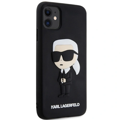 Kup Etui Karl Lagerfeld KLHCN613DRKINK Apple iPhone 11/XR fekete/black hardcase Rubber Ikonik 3D - KLD1588 - {ean13} - Sklep Home Screen