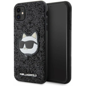 Kup Karl Lagerfeld Apple Tasche KLHCN61G2CPK iPhone 11/XR schwarz/schwarz Hardcase Glitter Choupette Patch - KLD1589 - {ean13} - Sklep Home Screen