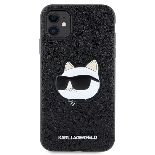 Kup Karl Lagerfeld Apple Tasche KLHCN61G2CPK iPhone 11/XR schwarz/schwarz Hardcase Glitter Choupette Patch - KLD1589 - {ean13} - Sklep Home Screen