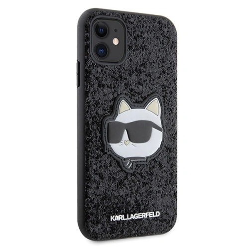 Kup Karl Lagerfeld Apple Tasche KLHCN61G2CPK iPhone 11/XR schwarz/schwarz Hardcase Glitter Choupette Patch - KLD1589 - {ean13} - Sklep Home Screen