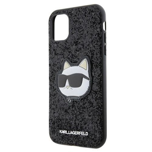 Kup Karl Lagerfeld Apple Tasche KLHCN61G2CPK iPhone 11/XR schwarz/schwarz Hardcase Glitter Choupette Patch - KLD1589 - {ean13} - Sklep Home Screen