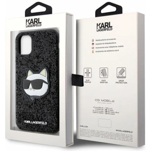 Kup Karl Lagerfeld Apple Tasche KLHCN61G2CPK iPhone 11/XR schwarz/schwarz Hardcase Glitter Choupette Patch - KLD1589 - {ean13} - Sklep Home Screen