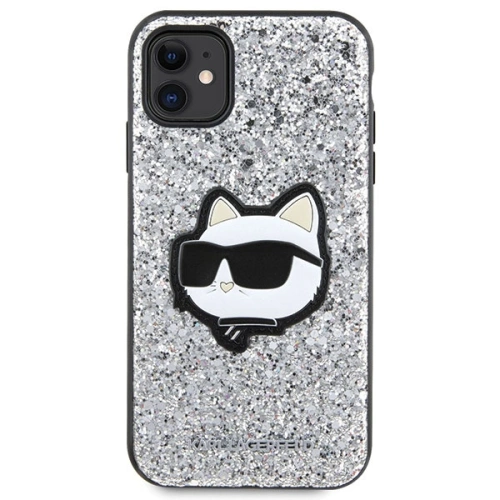 Buy Karl Lagerfeld KLHCN61G2CPS Apple iPhone 11/XR silver hardcase Glitter Choupette Patch - KLD1590 - {ean13} - Home Screen Store Europe