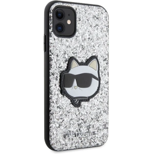 Buy Karl Lagerfeld KLHCN61G2CPS Apple iPhone 11/XR silver hardcase Glitter Choupette Patch - KLD1590 - {ean13} - Home Screen Store Europe