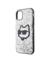 Kup Karl Lagerfeld Apple Tasche KLHCN61G2CPS iPhone 11/XR silber/silberne Hartschale Glitter Choupette Patch - KLD1590 - {ean13} - Sklep Home Screen