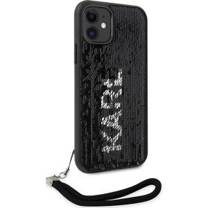 Kup Karl Lagerfeld Apple Tasche KLHCN61PSQRKS iPhone 11/XR silber/silberne Hartschale Pailletten Kordel - KLD1591 - {ean13} - Sklep Home Screen