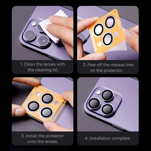Kup Sticlă pentru aparat Baseus Camera Glass Apple iPhone 12 Pro Max - BSU4369 - {ean13} - Sklep Home Screen