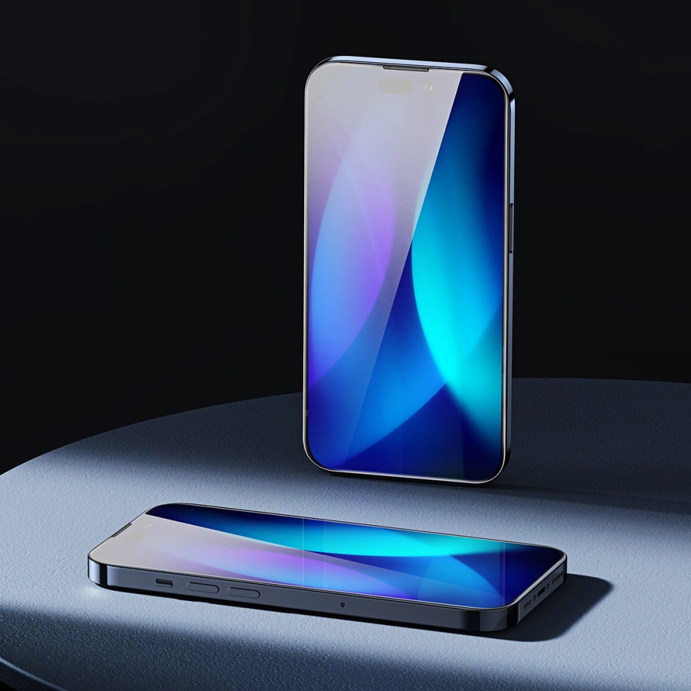 Szkło hartowane Baseus Privacy 0.4mm Glass Apple iPhone 14 Pro Max + ramka montażowa
