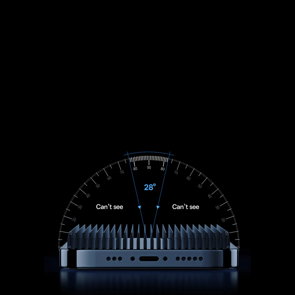 Szkło hartowane Baseus Privacy 0.4mm Glass Apple iPhone 14 Pro Max + ramka montażowa