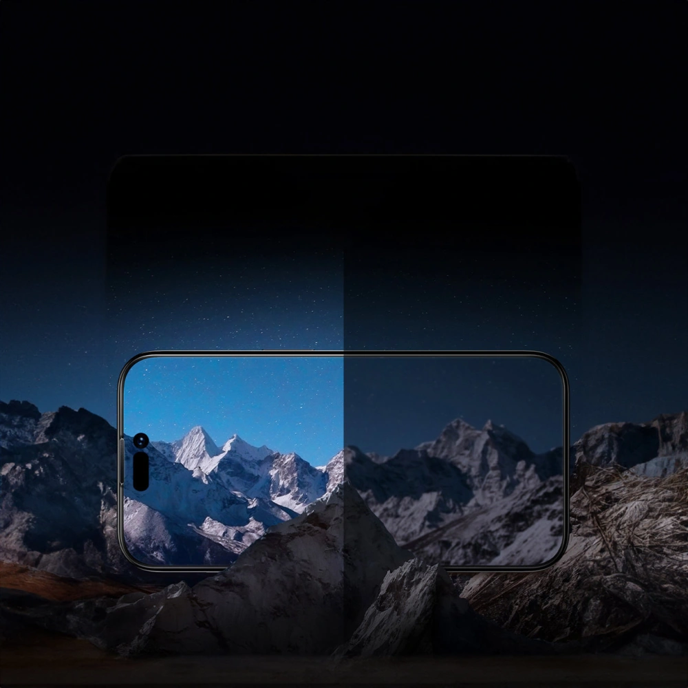 Szkło hartowane Baseus Privacy 0.4mm Glass Apple iPhone 14 Pro Max + ramka montażowa