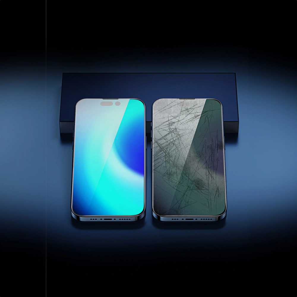 Szkło hartowane Baseus Privacy 0.4mm Glass Apple iPhone 14 Pro Max + ramka montażowa