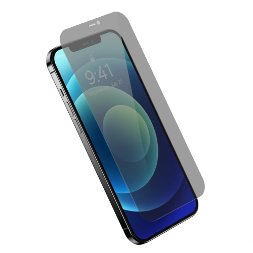Buy Baseus Privacy 0.3mm Glass Apple iPhone 12/12 Pro + mounting frame - BSU4373 - {ean13} - Home Screen Store Europe