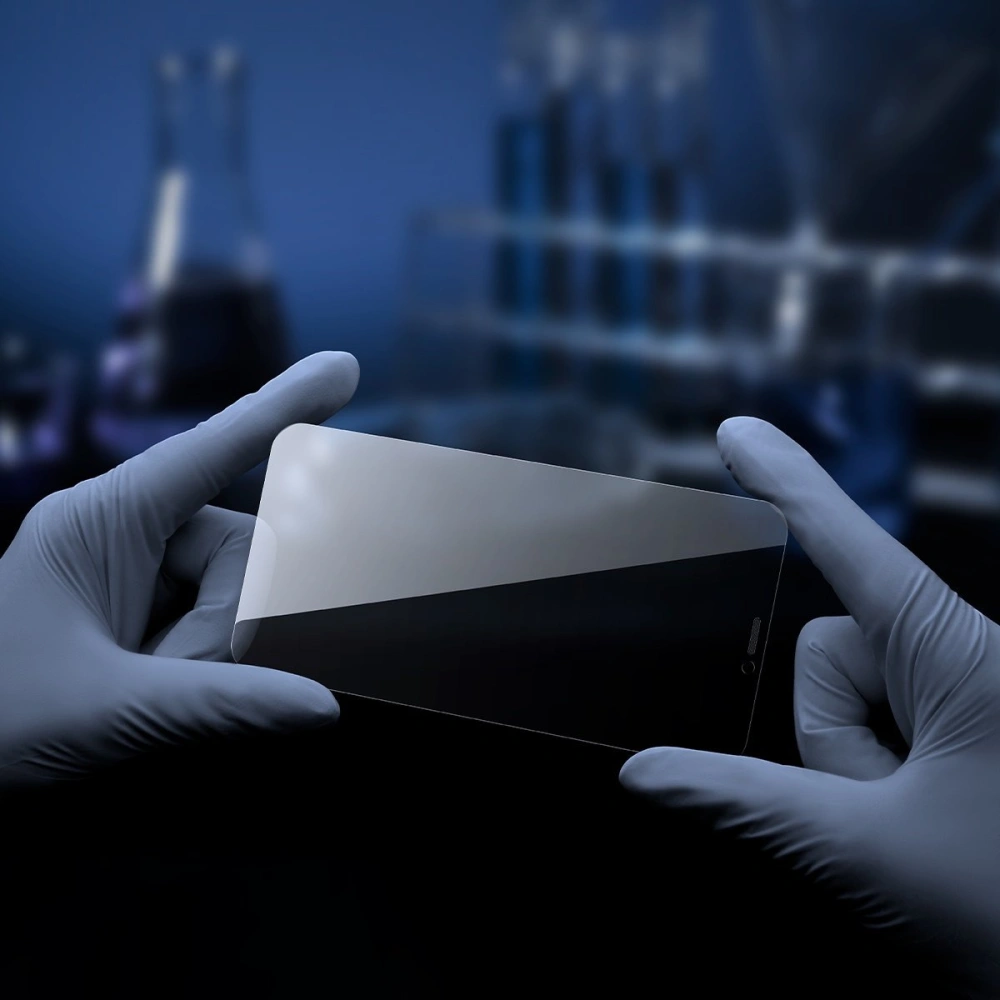 Szkło hartowane Baseus Privacy 0.3mm Glass Apple iPhone 12/12 Pro + ramka montażowa