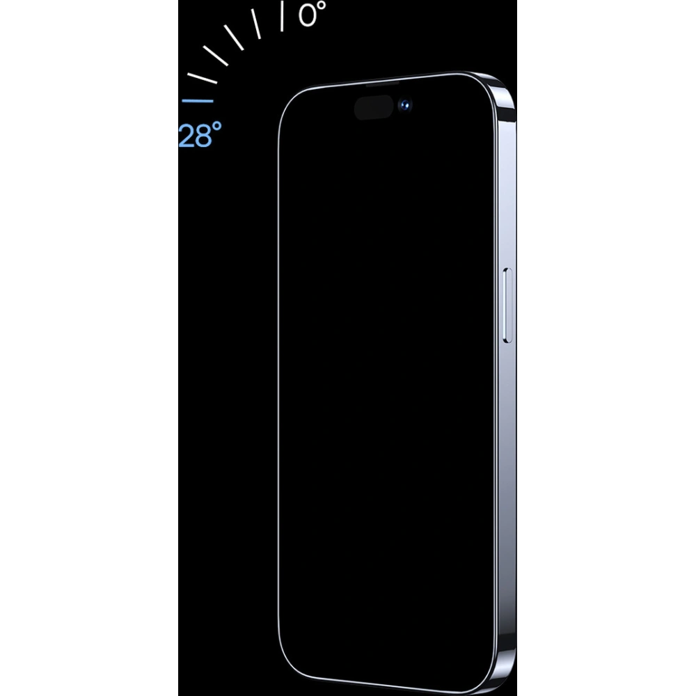 Szkło hartowane Baseus Privacy 0.3mm Glass Apple iPhone 12/12 Pro + ramka montażowa