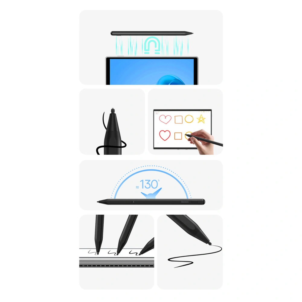 Aktywny rysik stylus Baseus Smooth Writing Series Microsoft Surface MPP 2.0 czarny