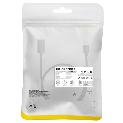 Kup Cablu Prelungitor Baseus AirJoy Series USB 2.0 0.5m negru - BSU4376 - {ean13} - Sklep Home Screen