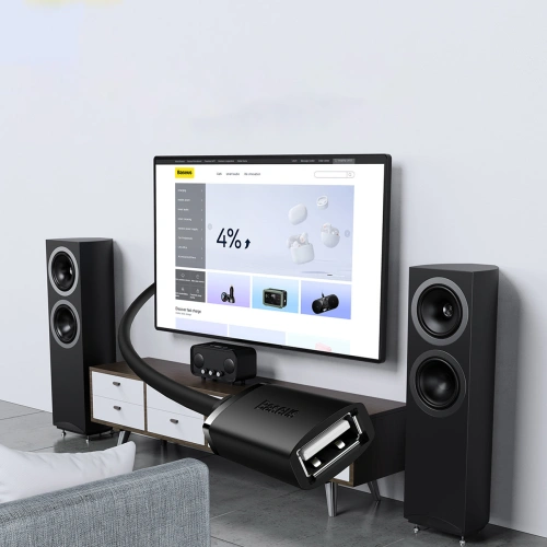 Kup Cablu Prelungitor Baseus AirJoy Series USB 2.0 0.5m negru - BSU4376 - {ean13} - Sklep Home Screen