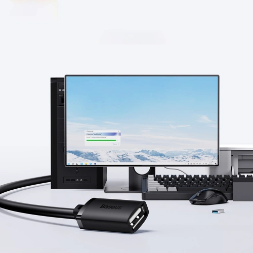 Kup Cablu Prelungitor Baseus AirJoy Series USB 2.0 0.5m negru - BSU4376 - {ean13} - Sklep Home Screen