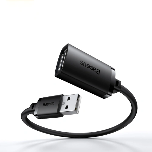 Kup Cablu Prelungitor Baseus AirJoy Series USB 2.0 0.5m negru - BSU4376 - {ean13} - Sklep Home Screen