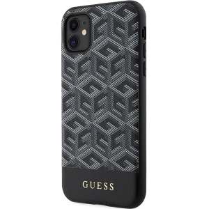 Kup Guess Apple Tasche GUHMN61HGCFSEK iPhone 11/XR schwarz/schwarz Hartschale GCube Stripes MagSafe - GUE2624 - {ean13} - Sklep Home Screen
