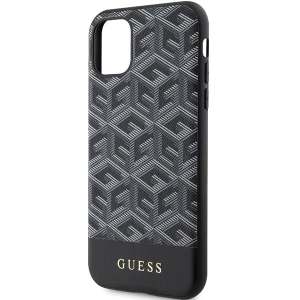 Kup Guess Apple Tasche GUHMN61HGCFSEK iPhone 11/XR schwarz/schwarz Hartschale GCube Stripes MagSafe - GUE2624 - {ean13} - Sklep Home Screen