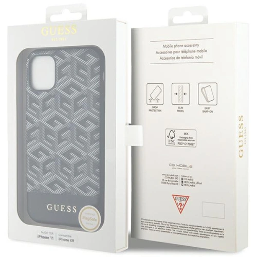 Kup Etui Guess GUHMN61HGCFSEK Apple iPhone 11/XR negru/black hardcase GCube Stripes MagSafe - GUE2624 - {ean13} - Sklep Home Screen