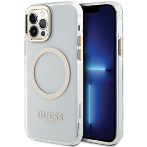 Kup Etui Guess GUHMP12MHTRMD Apple iPhone 12/12 Pro arany/złoty kemény tok Metal Outline Magsafe - GUE2625 - {ean13} - Sklep Home Screen