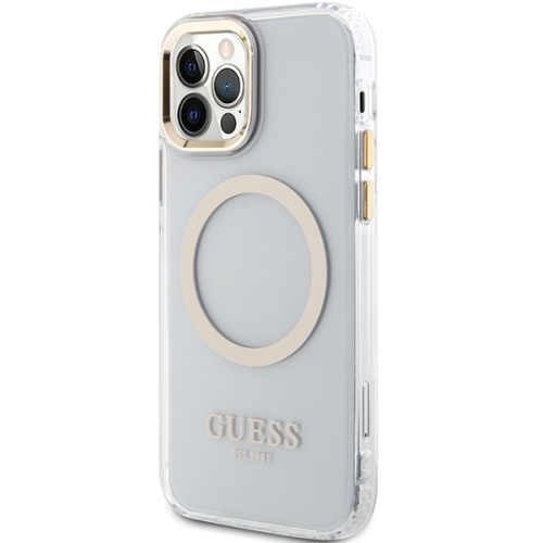 Funda de Silicona Guess Metal Logo para iPhone 14 Pro Max - Negro