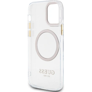 Kup Etui Guess GUHMP12MHTRMD Apple iPhone 12/12 Pro złoty/gold hardcase Metal Outline Magsafe - GUE2625 - {ean13} - Sklep Home Screen
