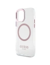 Kup Etui Guess GUHMP12MHTRMP Apple iPhone 12/12 Pro różowy/pink hard case Metal Outline Magsafe - GUE2626 - {ean13} - Sklep Home Screen