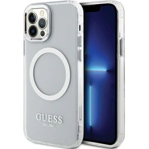Kup Etui Guess GUHMP12MHTRMS Apple iPhone 12/12 Pro ezüst/silver kemény tok Metal Outline Magsafe - GUE2627 - {ean13} - Sklep Home Screen