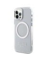 Kup Etui Guess GUHMP12MHTRMS Apple iPhone 12/12 Pro srebrny/silver hard case Metal Outline Magsafe - GUE2627 - {ean13} - Sklep Home Screen