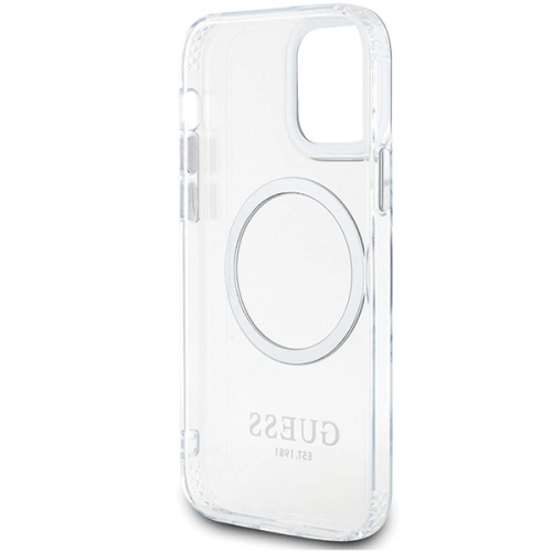 Kup Etui Guess GUHMP12MHTRMS Apple iPhone 12/12 Pro srebrny/silver hard case Metal Outline Magsafe - GUE2627 - {ean13} - Sklep Home Screen
