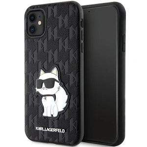 Kup Etui Karl Lagerfeld KLHCN61SAKHPCK Apple iPhone 11/XR czarny/black Saffiano Monogram Choupette - KLD1592 - {ean13} - Sklep Home Screen