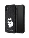 Karl Lagerfeld KLHCN61SAKHPCK Apple iPhone 11/XR black Saffiano Monogram Choupette