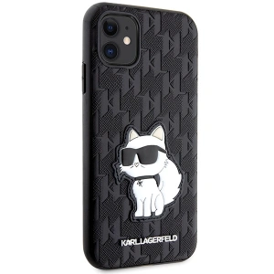 Kup Etui Karl Lagerfeld KLHCN61SAKHPCK Apple iPhone 11/XR czarny/black Saffiano Monogram Choupette - KLD1592 - {ean13} - Sklep Home Screen