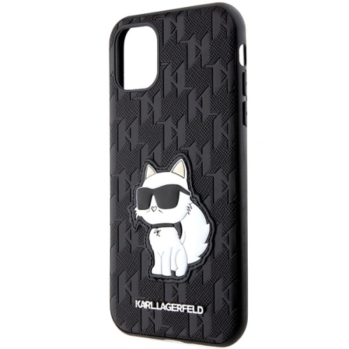 Kup Etui Karl Lagerfeld KLHCN61SAKHPCK Apple iPhone 11/XR černý/black Saffiano Monogram Choupette - KLD1592 - {ean13} - Sklep Home Screen