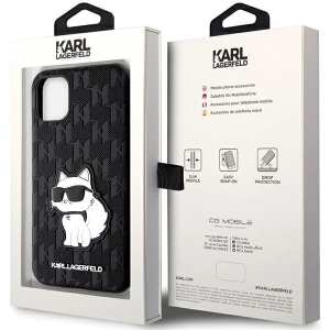Kup Etui Karl Lagerfeld KLHCN61SAKHPCK Apple iPhone 11/XR czarny/black Saffiano Monogram Choupette - KLD1592 - {ean13} - Sklep Home Screen