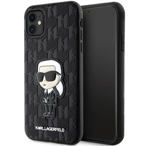 Kup Etui Karl Lagerfeld KLHCN61SAKHPKK Apple iPhone 11/XR czarny/black Saffiano Monogram Ikonik - KLD1593 - {ean13} - Sklep Home Screen