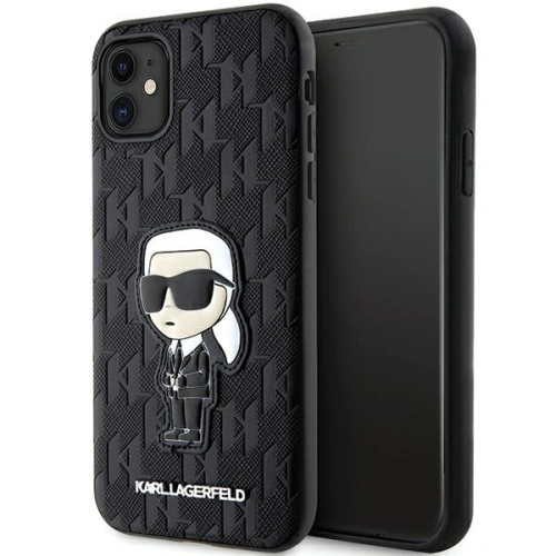 Kup Karl Lagerfeld Apple Tasche KLHCN61SAKHPKK iPhone 11/XR schwarz/schwarz Saffiano Monogram Ikonik - KLD1593 - {ean13} - Sklep Home Screen