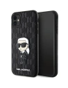 Etui Karl Lagerfeld KLHCN61SAKHPKK Apple iPhone 11/XR černý/black Saffiano Monogram Ikonik