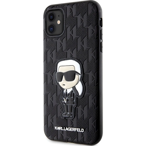 Kup Karl Lagerfeld Apple Tasche KLHCN61SAKHPKK iPhone 11/XR schwarz/schwarz Saffiano Monogram Ikonik - KLD1593 - {ean13} - Sklep Home Screen