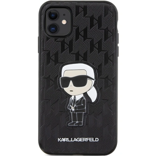 Kup Karl Lagerfeld Apple Tasche KLHCN61SAKHPKK iPhone 11/XR schwarz/schwarz Saffiano Monogram Ikonik - KLD1593 - {ean13} - Sklep Home Screen
