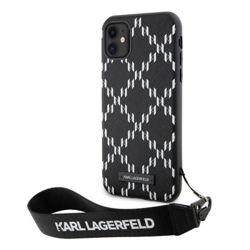 Kup Etui Karl Lagerfeld KLHCN61SAKLMBSK Apple iPhone 11/XR černý/black hardcase Monogram Losange Saffiano - KLD1594 - {ean13} - Sklep Home Screen