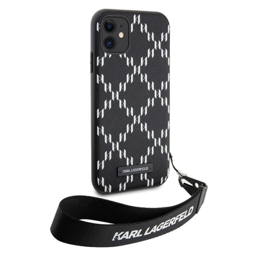 Kup Etui Karl Lagerfeld KLHCN61SAKLMBSK Apple iPhone 11/XR černý/black hardcase Monogram Losange Saffiano - KLD1594 - {ean13} - Sklep Home Screen