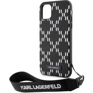 Kup Karl Lagerfeld Apple Tasche KLHCN61SAKLMBSK iPhone 11/XR schwarz/schwarz Hartschale Monogram Losange Saffiano - KLD1594 - {ean13} - Sklep Home Screen