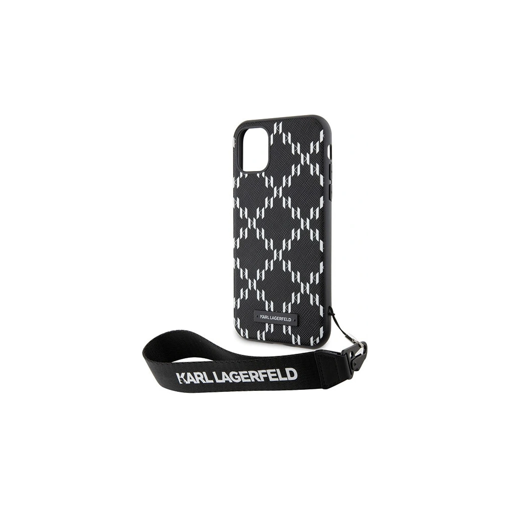 Etui Karl Lagerfeld KLHCN61SAKLMBSK Apple iPhone 11/XR czarny/black hardcase Monogram Losange Saffiano