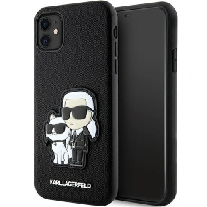 Kup Etui Karl Lagerfeld KLHCN61SANKCPK Apple iPhone 11/XR hardcase czarny/black Saffiano Karl & Choupette - KLD1595 - {ean13} - Sklep Home Screen